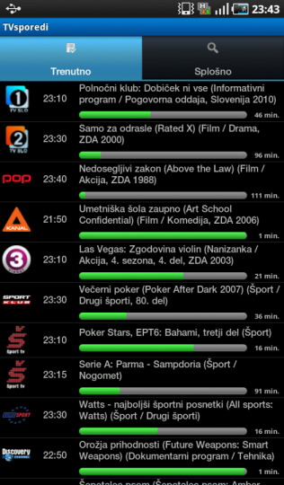 M Android Nate aj Aplikacije Test recenzija TVsporedi Poraba Kino 