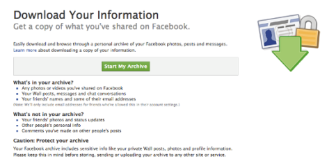facebook-download-personal-information