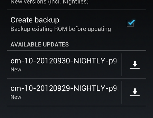 CyanogenMod-10-updater