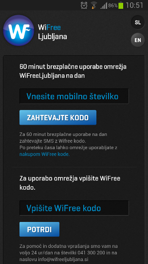 WiFreeLjubljana-povezava