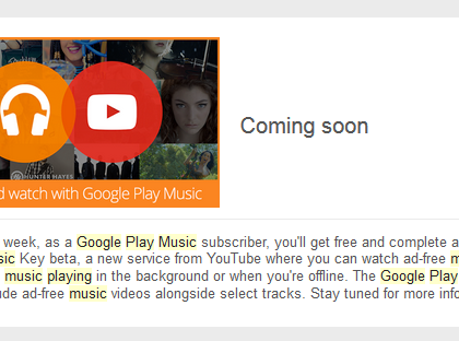 YouTube Music Key-Google Play Music All Access