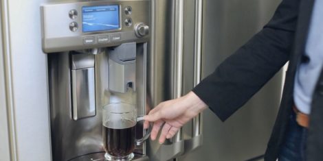 ge-refrigerator-keurig-coffee-brewer