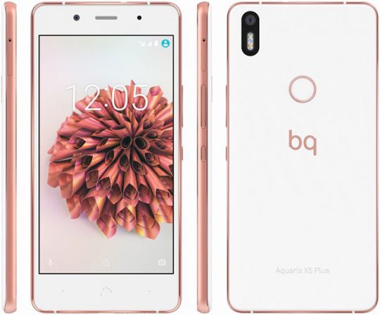 BQ Aquaris X5 Plus - prvi telefon, ki je podpiral Galileo navigacijo.