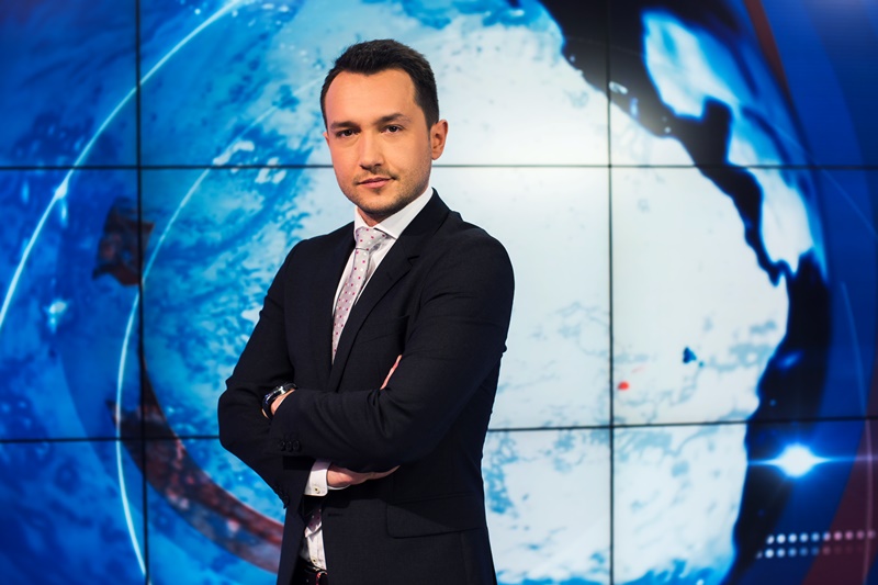 Blaž Jarc je prevzel vodenje informativnega programa na TV