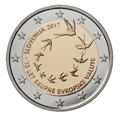 kovanec-10-obletnica-uvedbe-evra-Sloveniji