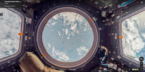 International Space Station Google Street View