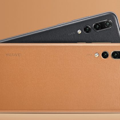 huawei-p20-pro-Golden Brown Leather-Elegant Black Leather-FB