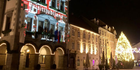 mestna hiša ljubljana video mapping pročelje animacija