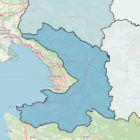 Obalno kraška regija – meja, občine, zemljevid Slovenija meje