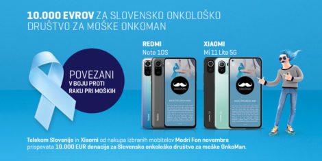 Onkoman Telekom Slovenije Xiaomi Slovenija movember