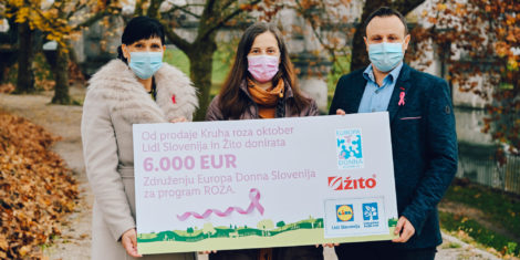 Žito in Lidl Slovenija Europa Donna donacija ROZA 1