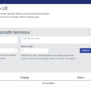 Spletno naročanje upravna enota UE Naročanje Spletno naročanje na upravnih enotah Ljubljana Litija Logatec