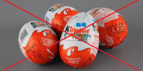 Kinder jajčka odpoklic salmonela Slovenija