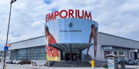 Royal Robbins Slovenija Emporium BTC oglas fasada