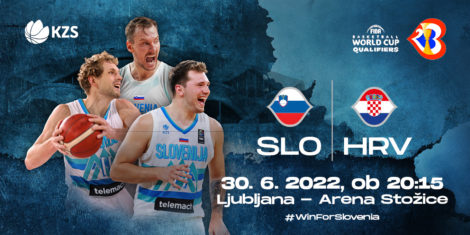 Košarka Slovenija Hrvaška 30.6.2022 v živo Sport Klub 1