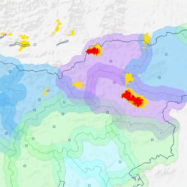 Radar toča ARSO animacija toča v živo