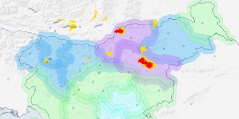 Radar toča ARSO animacija toča v živo