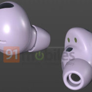 Samsung Galaxy Buds2 Pro 3D render