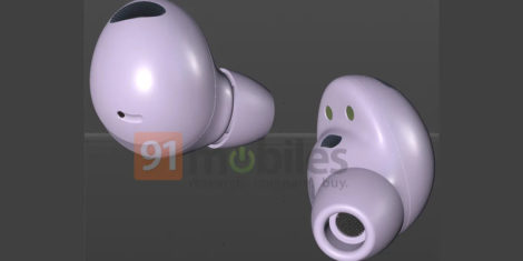 Samsung Galaxy Buds2 Pro 3D render