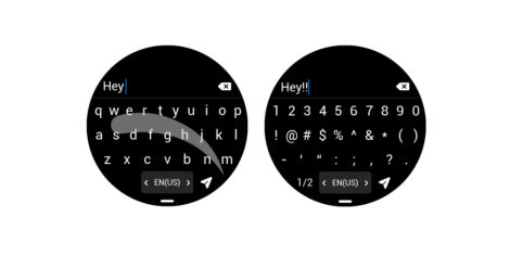 Samsung One UI Watch4.5 Tipkovnica QWERTY