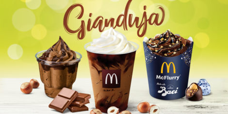 Sladoled gianduja Baci McSundae McFlurry McDonald's Slovenija