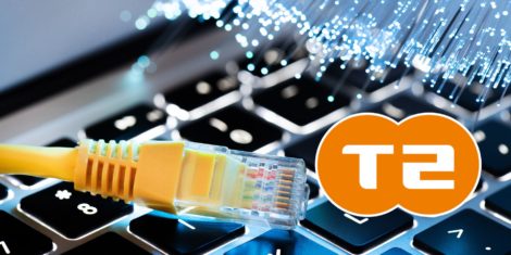 T-2 ftth optika dvig hitrosti interneta