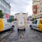Pošta Slovenije Celje brezemisijska cona dostava z električnimi vozili