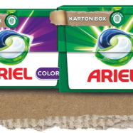 Ariel ECOCLIC kartonasta embalaža Ariel All-In-1 kapsule za pranje perila