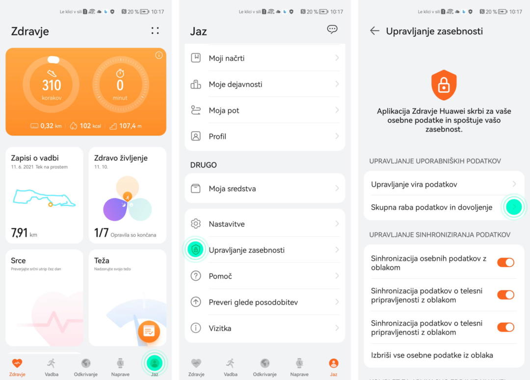 Strava in Huawei nosljive naprave se zdaj pogovarjajo med seboj
