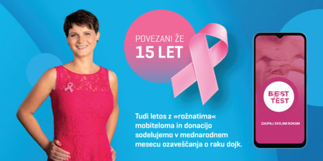 Telekom Slovenije Samsung donacija Europa Donna