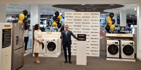 Whirlpool v Harvey Norman Slovenija pralni stroj, hladilnik, kuhalna plošča, pomivalni stroj, pečica