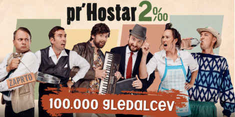 Pr'Hostar 2 presegel magično mejo 100.000 gledalcev