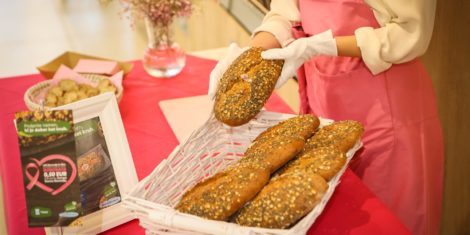 Žito in Lidl Slovenija kruh roza oktober donacija Europa Donna Slovenija