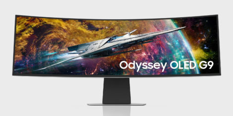 Samsung Odyssey OLED G9 gaming monitor zaslon