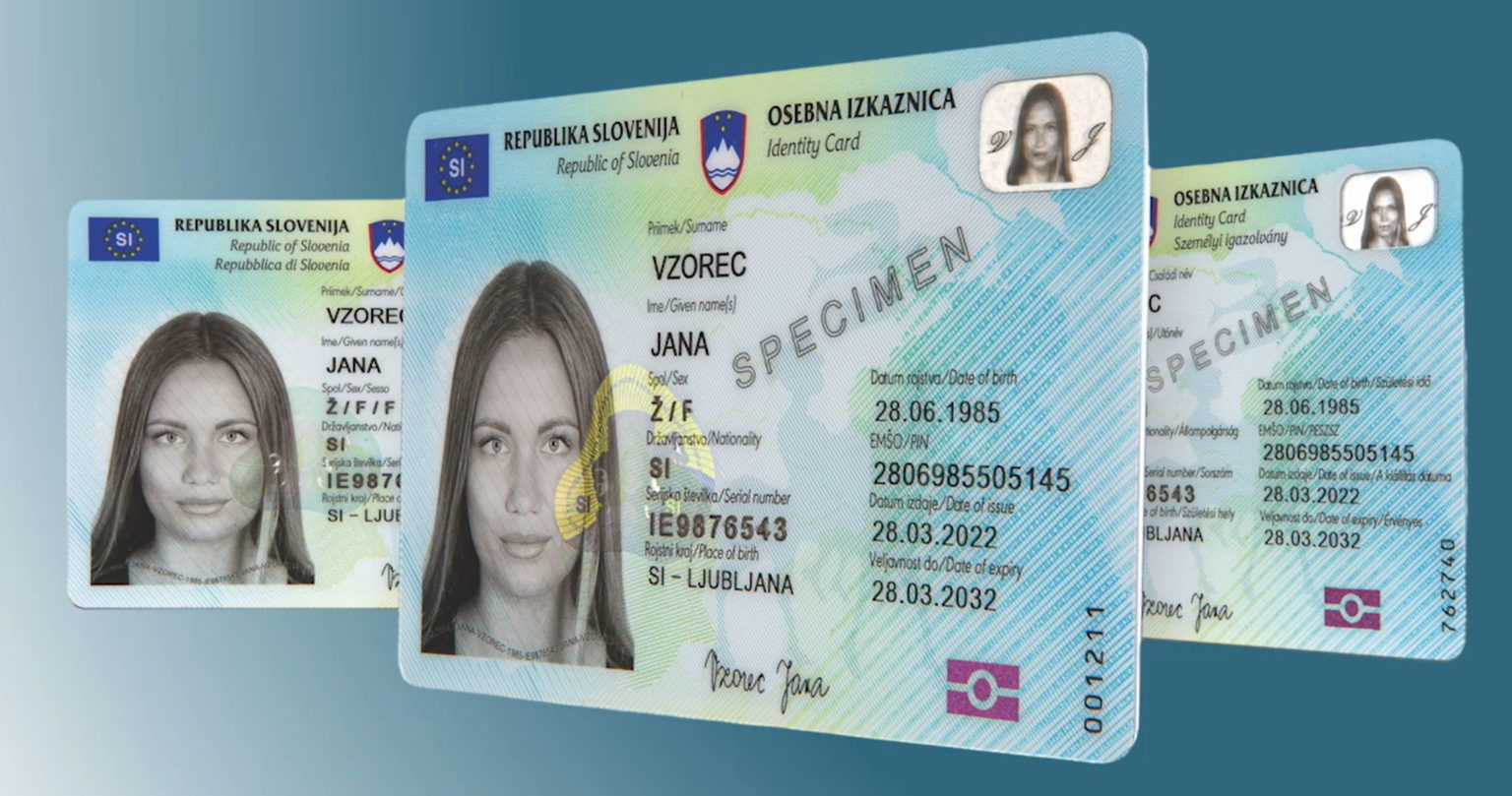 Biometrična osebna izkaznica kot zdravstvena kartica ZZZS od aprila 2023 / Z osebno izkaznico k