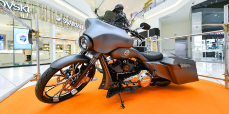 Citypark z razstavo ob 120. obletnici brezčasnih motorjev Harley-Davidson