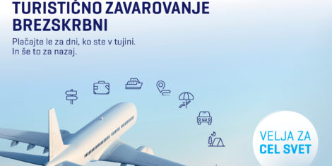 Telekom Slovenije s patentirano rešitvijo omogoča turistično zavarovanje le za tiste dni, ko smo dejansko v tujini