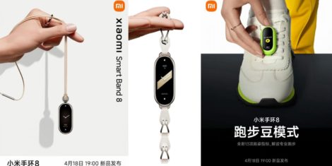 Xiaomi Band 8 ne bo le stilska pametna zapestnica, ampak tudi ogrlica in merilec korakov na čevlju