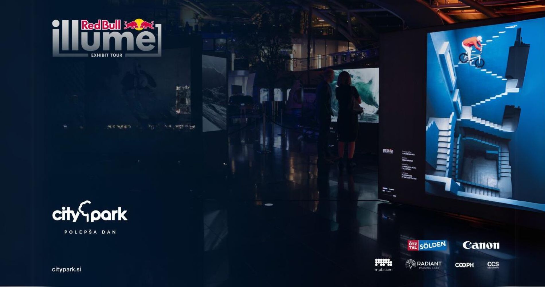 Razstava Red Bull Illume jutri, 9.1.2024 prihaja v Citypark Ljubljana