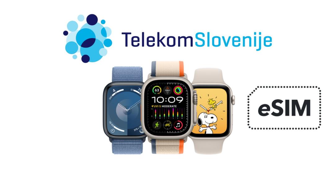 Apple Watch eSIM Telekom Slovenije od jeseni 2024 s podporo za Apple