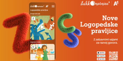 Aplikacija Lahkonočnice bogatejša za 8 novih Logopedskih pravljic, ki pomagajo otrokom z govornimi težavami
