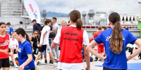 Ulična košarka v soboto, 31.5.2025 znova na strehi Cityparka v Ljubljani