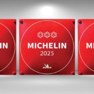 Michelinove zvezdice Slovenija 2025 seznam restavracij tri Michelinove zvezdice Hiša Franko (Ana Roš), dve Michelinovi zvezdici Milka, sedem pa z eno