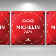 Michelinove zvezdice Slovenija 2025 seznam restavracij tri Michelinove zvezdice Hiša Franko (Ana Roš), dve Michelinovi zvezdici Milka, sedem pa z eno
