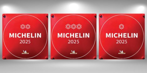 Michelinove zvezdice Slovenija 2025 seznam restavracij tri Michelinove zvezdice Hiša Franko (Ana Roš), dve Michelinovi zvezdici Milka, sedem pa z eno