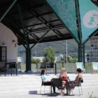 Prva brezmejna kavarna EPICafe v središču Nove Gorice ob Trgu Evrope kot simbol čezmejnega sodelovanja
