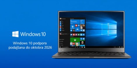 Windows 10 podpora podaljšana, ne bo se končala 14.10.2025, ampak oktobra 2026