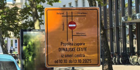 Zaprta Dunajska cesta proti Bežigradu od petka do ponedeljka zaradi zasedanja skupščine zveze NATO