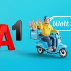 A1 Slovenija in podarja brezplačno Wolt+ naročnino za 12 mesecev vsem svojim obstoječim in novim uporabnikom