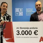 A1 Slovenija z donacijo podpira varne hiše in opozarja na nasilje nad ženskami